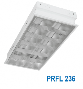 Máng đèn huỳnh quang âm trần 2x36w PRFL 236
