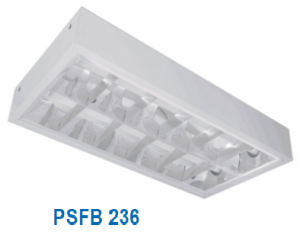 Máng đèn huỳnh quang lắp nổi 2x36w PSFB 236