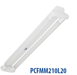 Máng đèn kiểu batten 2x10w PCFMM210L20